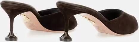 Aquazzura Slippers & Mules Bisous Mule 65 in bruin