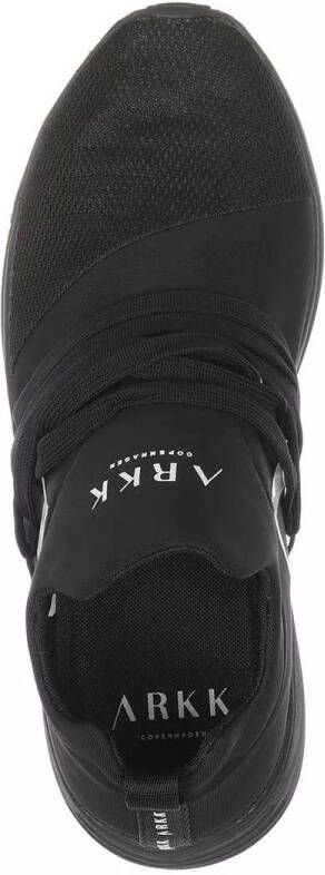 Arkk Copenhagen Sneakers Raven Mesh PET S-E15 All Black White Woman in zwart