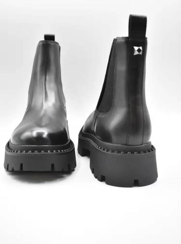 Ash Boots Sole Chelsea Boots With Design And Fit in zwart