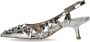 Ash Hoge hakken Bizarre Silver Slingback Pump in zilver - Thumbnail 1