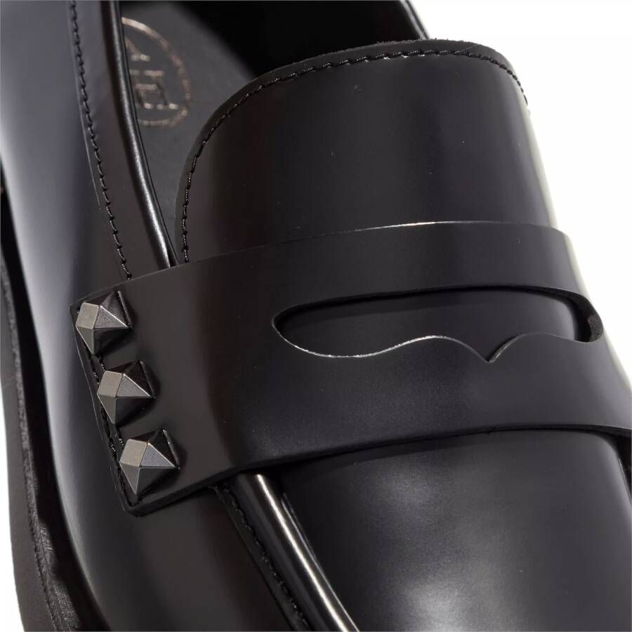 Ash Loafers Whisper Studs in zwart