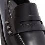 Ash Zwarte leren instapper met stud-details Black Dames - Thumbnail 4
