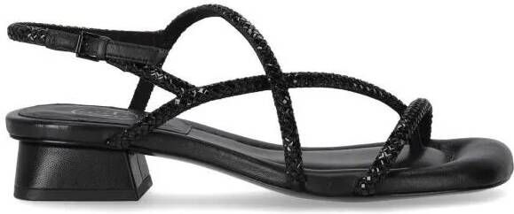Ash Sandalen Isla Black Mid-Heeled Sandal in zwart