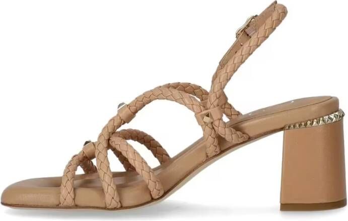 Ash Sandalen Jasmine Skin Heeled Sandal in bruin
