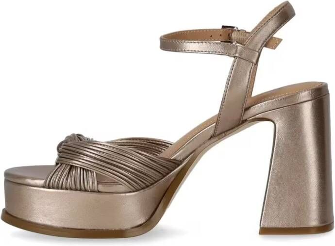Ash Sandalen Muse Champagne Heeled Sandal in beige