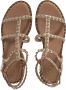 Ash Platte Sandalen met Gouden Studs Beige Dames - Thumbnail 5