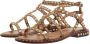 Ash Studded Bruine Leren Sandalen Brown Dames - Thumbnail 4