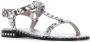 ASH Italia dames sandaal Patsy metallic zilver met studs - Thumbnail 2