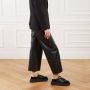 Ash Zwarte Leren Sneakers met Geperforeerde Details Black Dames - Thumbnail 4