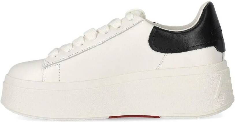Ash Low-Top Sneakers MOBY WEISS UND SCHWARZ SNEAKER in wit