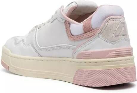 Autry Low-Top Sneakers Logo-Embellished Side Panels Leather Sneakers in wit