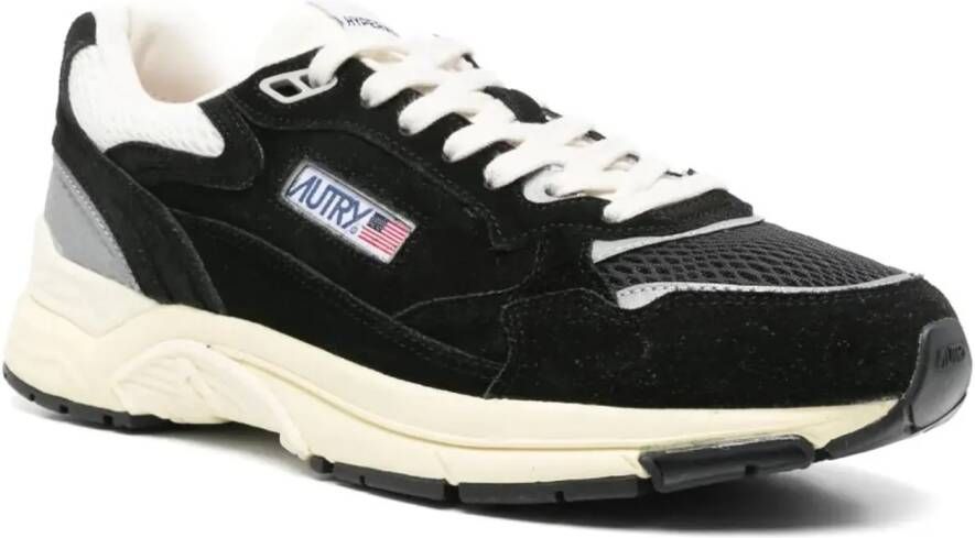 Autry Low-Top Sneakers Hyperway Sneakers With Front Lacing And Logo Detai in beige