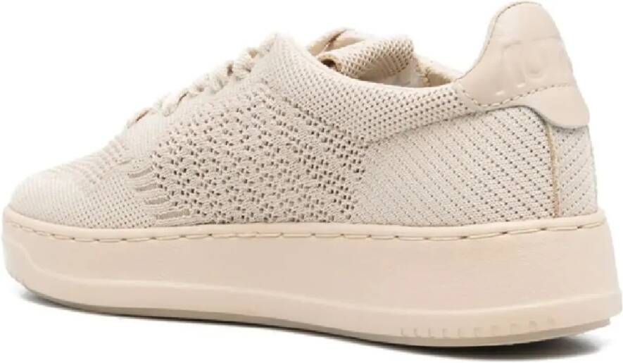 Autry Low-Top Sneakers Easeknit Textile Low-Top Sneakers in beige