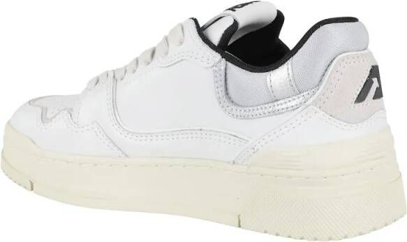 Autry Low-Top Sneakers Clc Classic White Leather Low-Top Sneakers in wit