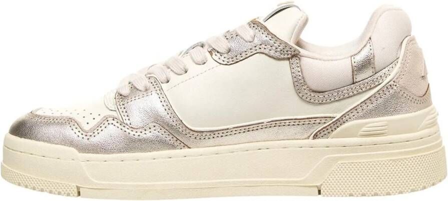 Autry Low-Top Sneakers Clc Low Sneakers With Metallic Accents in wit