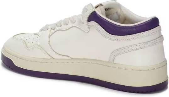 Autry Low-Top Sneakers Leather Sneakers With Perforated Toe in wit