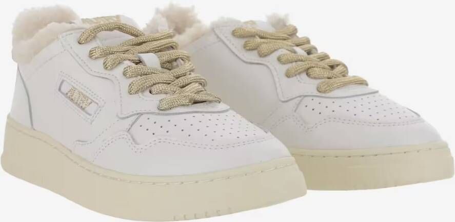 Autry Low-Top Sneakers Low Medalist Leather Sneakers in wit