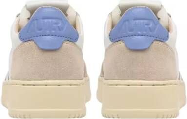 Autry Low-Top Sneakers Medalist Low Leat Suede Wht Drblue Sneakers in wit