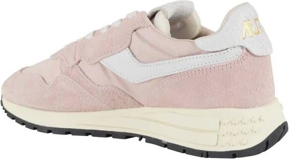 Autry Low-Top Sneakers Reelwind Almond-Toe Low-Profile Sneakers in roze