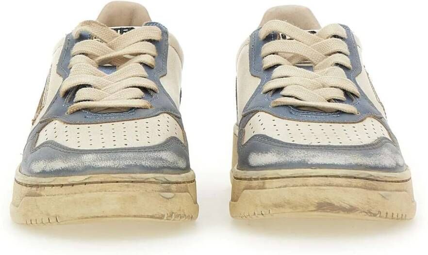 Autry Low-Top Sneakers Vintage-Inspired Low Top Sneakers With Contrasting in beige
