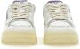 Autry Low-Top Sneakers White Leather Low-Top Sneakers With Aquamarine Acc in groen - Thumbnail 2