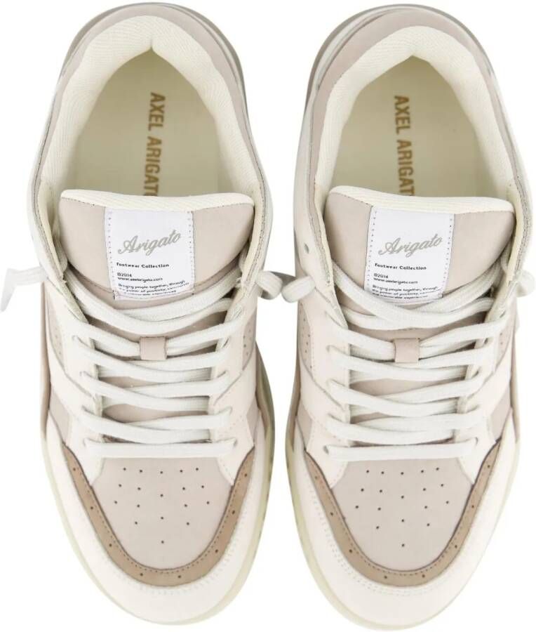 Axel Arigato Low-Top Sneakers Heren Area Lo Sneaker Wit Taupe in taupe