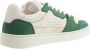 Axel Arigato Witte Sneakers met Lage Top en Groen en Wit Leer White Dames - Thumbnail 3