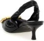 Balenciaga Hoge hakken 'Monaco' Slingback in zwart - Thumbnail 1