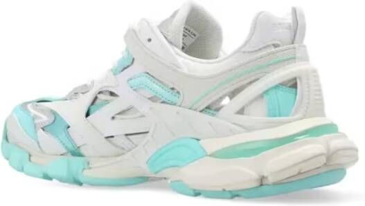 Balenciaga Low-Top Sneakers Track 2 Open Logo Sneakers in wit