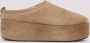 Balenciaga Slippers & Mules Plush Calf Leather Slippers in bruin - Thumbnail 1