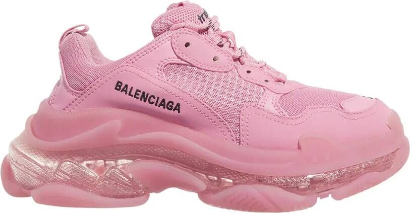 Balenciaga Sneakers Triple S Clear Sole Sneakers in roze
