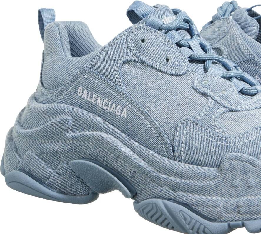 Balenciaga Sneakers Triple S Denim in blauw
