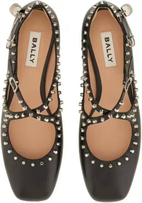Bally Beliska Ballerina Flats in zwart