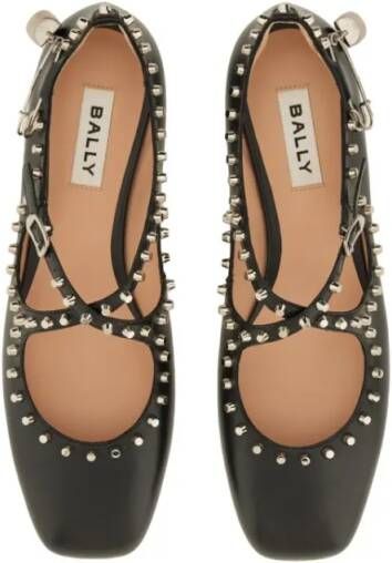 Bally "Beliska" Dancer Flats in zwart