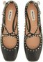Bally "Beliska" Dancer Flats in zwart - Thumbnail 1