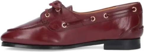 Bally Buffalo Leather Slip-On Moccasins With Tonal Logo in bruin