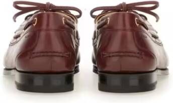 Bally Moccasin Plume With Polished Leather Upper And Dec in bruin