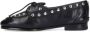 Bally Pointed Toe Slip-On Moccasins With Lace Closure in zwart - Thumbnail 1