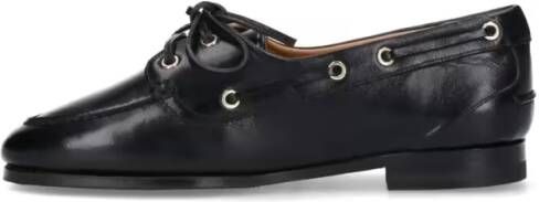 Bally Round Toe Slip-On Moccasins With Tonal Logo Detail in zwart