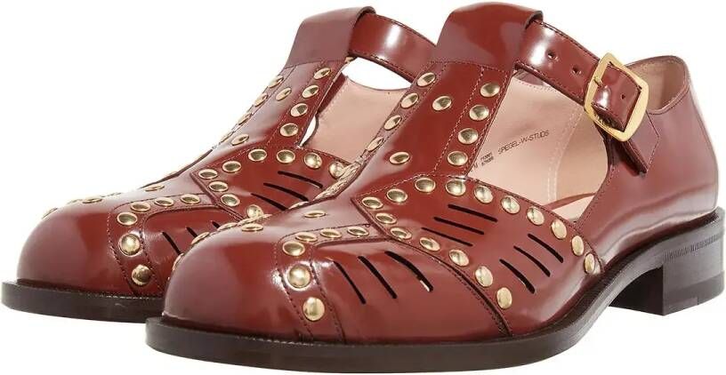 Bally Sandalen Spiegel-W-Studs in bruin