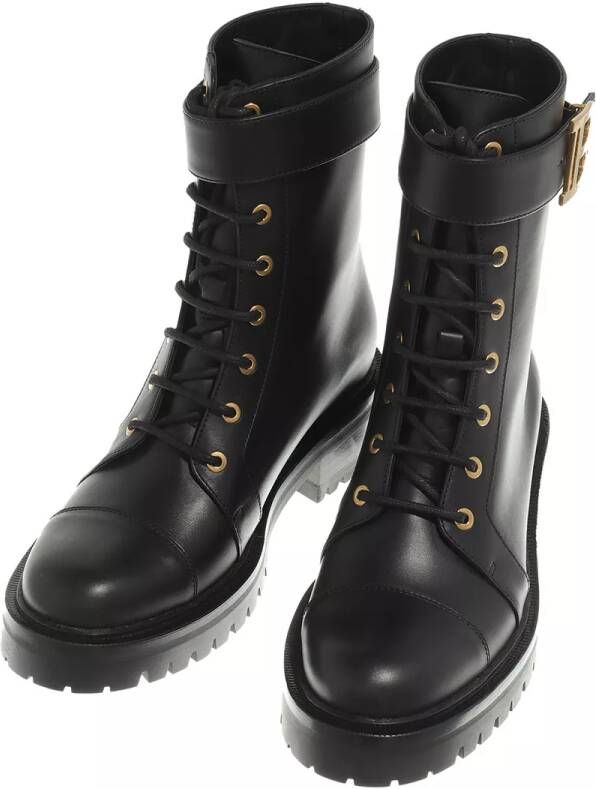 Balmain Ranger leren combat boots Zwart - Foto 3