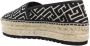 Balmain Alex espadrilles met jacquard monogram Black Dames - Thumbnail 2