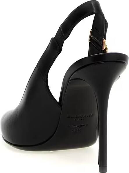 Balmain Hoge hakken 'Eva' Slingback in zwart