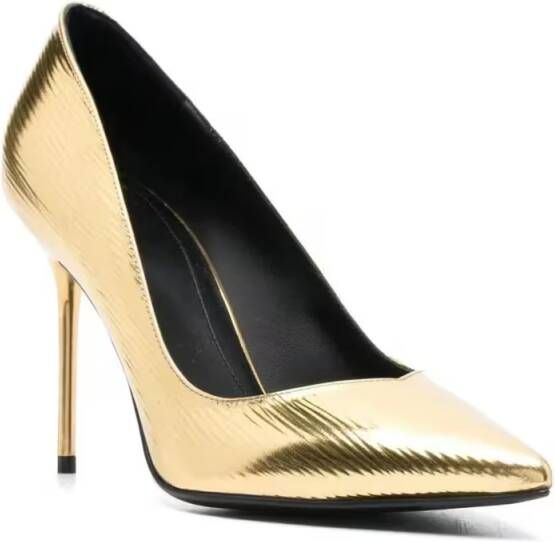 Balmain Hoge hakken Pump Ruby-Laminated Pumps in goud