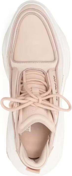 Balmain Low-Top Sneakers B Bold Low-Rubberized Sneakers in roze