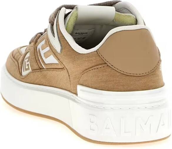 Balmain Low-Top Sneakers 'B-Court' Sneakers in beige