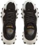 Balmain B-East trainer in leather suede and mesh Zwart Dames - Thumbnail 2