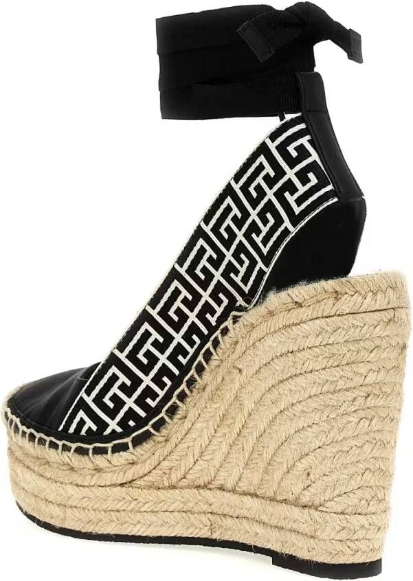 Balmain Sandalen Alex' Espadrilles in zwart
