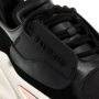 Balmain Lage B-Bold sneakers van leer metaal en suède. Black Dames - Thumbnail 2
