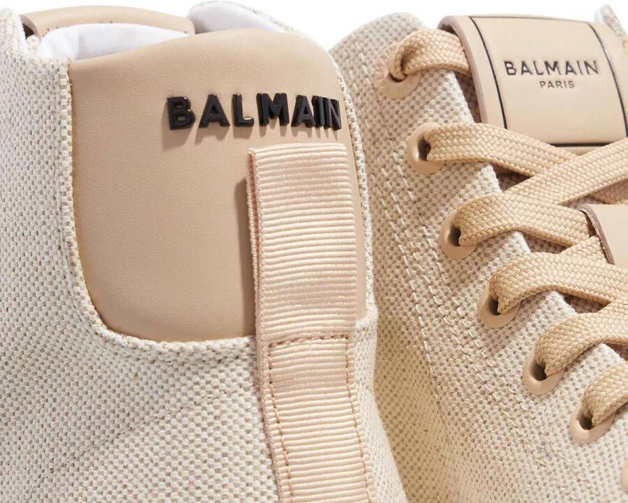 Balmain Sneakers B-Court High-Top-Sneakers Jacquard in beige